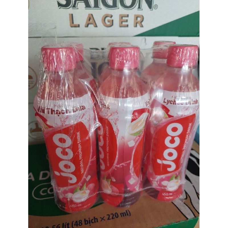 Nước Vải Thạch Dừa JoCo 450ml
