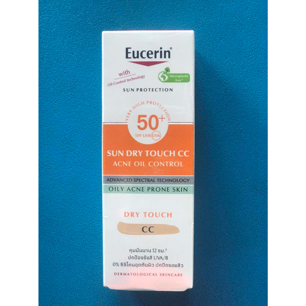 Kem chống nắng kiềm dầu, có màu Eucerin Sun Dry Touch CC Oil Control SPF50+ 50ml