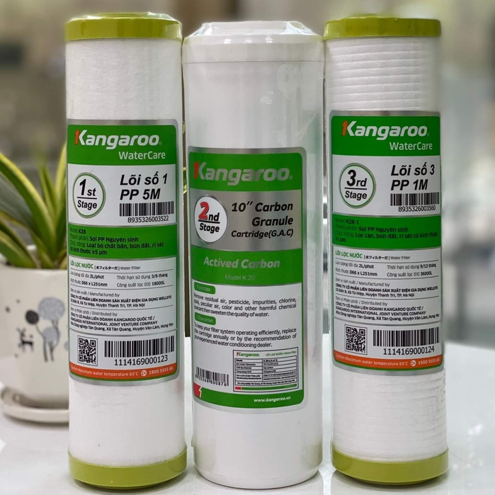 Lõi lọc nước kangaroo 123 chính hãng