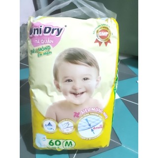 (THANH LÝ) Tả quần unidry các size (xxl :56m, M :60 miếng...)