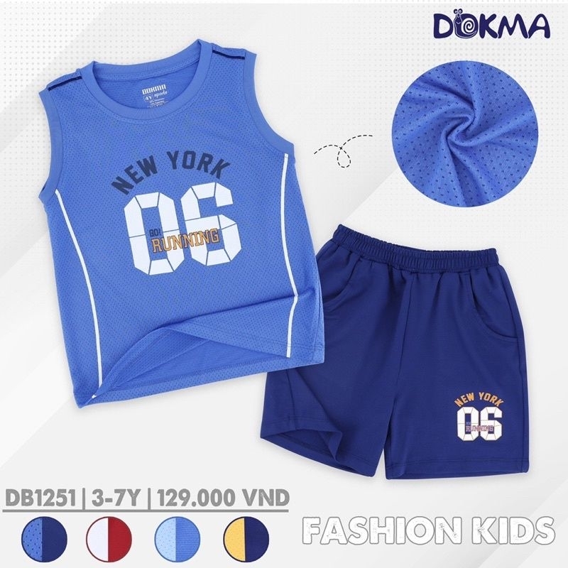 Bộ sát nách thể thao Dokma 3-7Y DB1251, DB1246