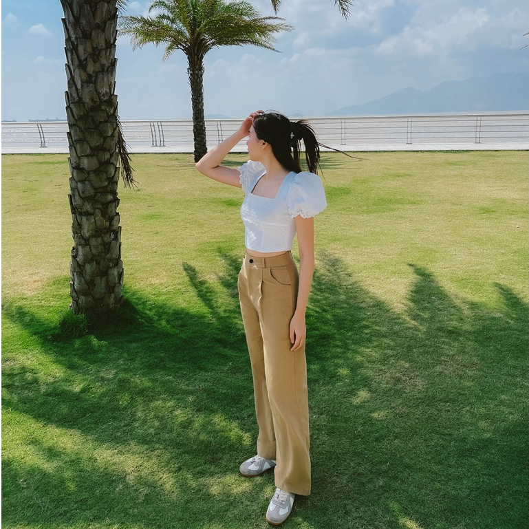 Quần dài kaki Fabric Holic dáng suông