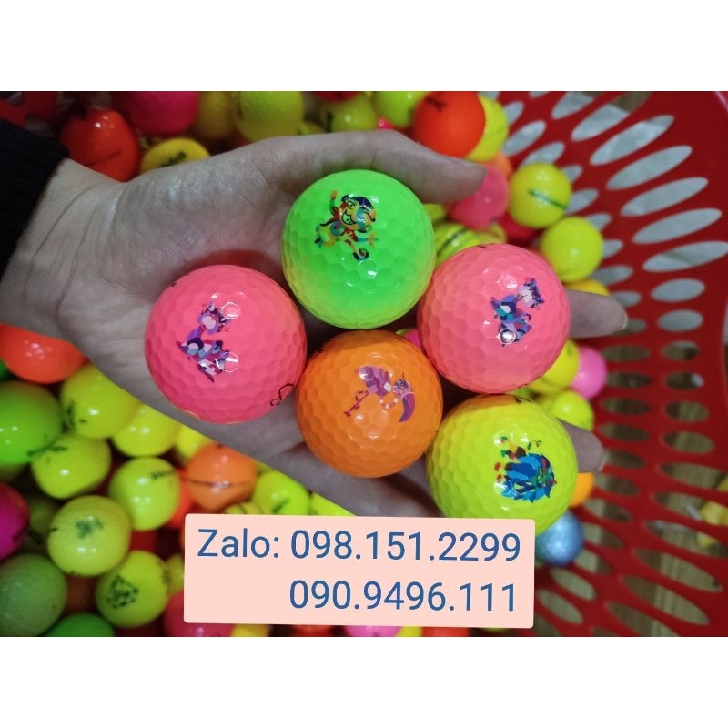 Bóng Golf Màu Các Thương Hiệu - Chính hãng, độ mới 90% - Used Golf Ball