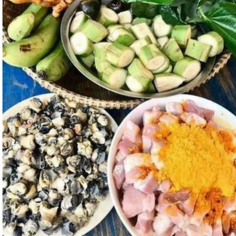Ruột ốc bươu khay 500g❤️Tmart- Thực phẩm sạch