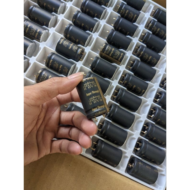 Tụ Nichicon KG Type III Super Though Audio Grade 1000uf 35v made in japan