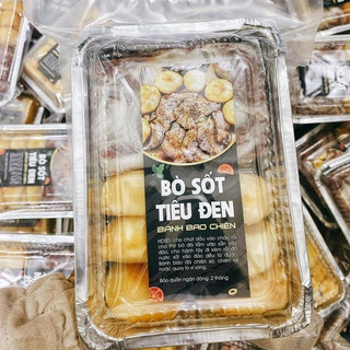 Bò sốt tiêu đen bánh bao chiên❤️Tmart-Thực phẩm sạch