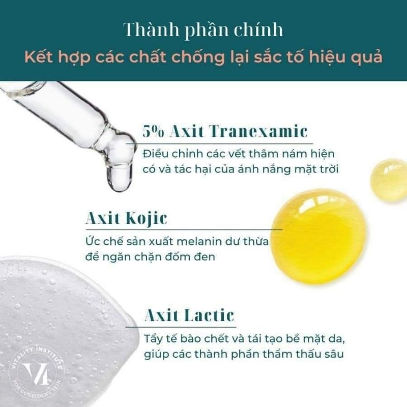 Dark Spot Lifting Serum Vi derm – Tinh Chất Làm Mờ Thâm Nám, Dưỡng Da Đều Màu 50ml