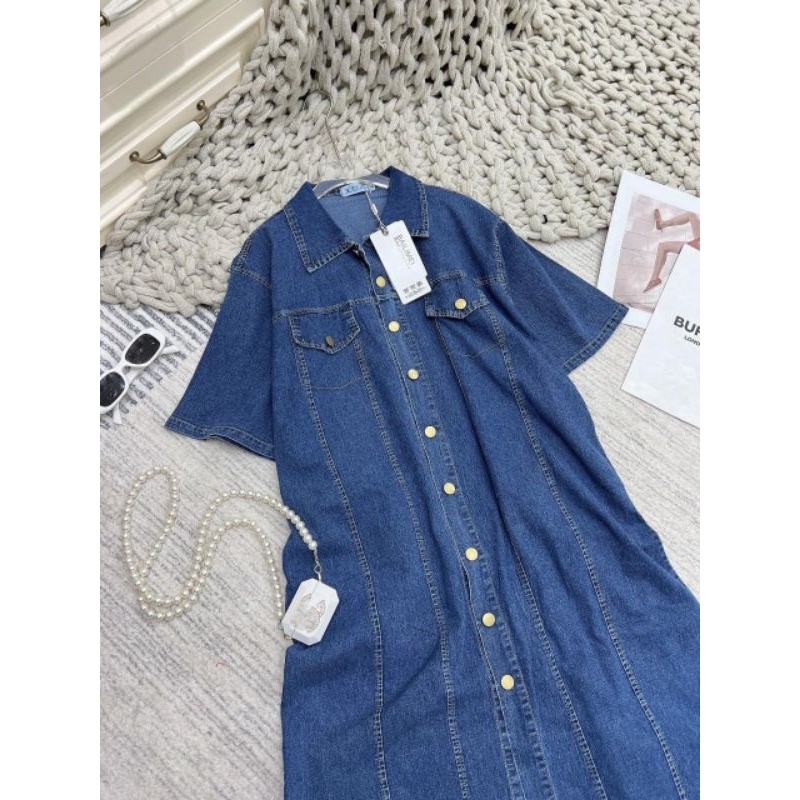 Đầm Sơ Mi Jean Big Size