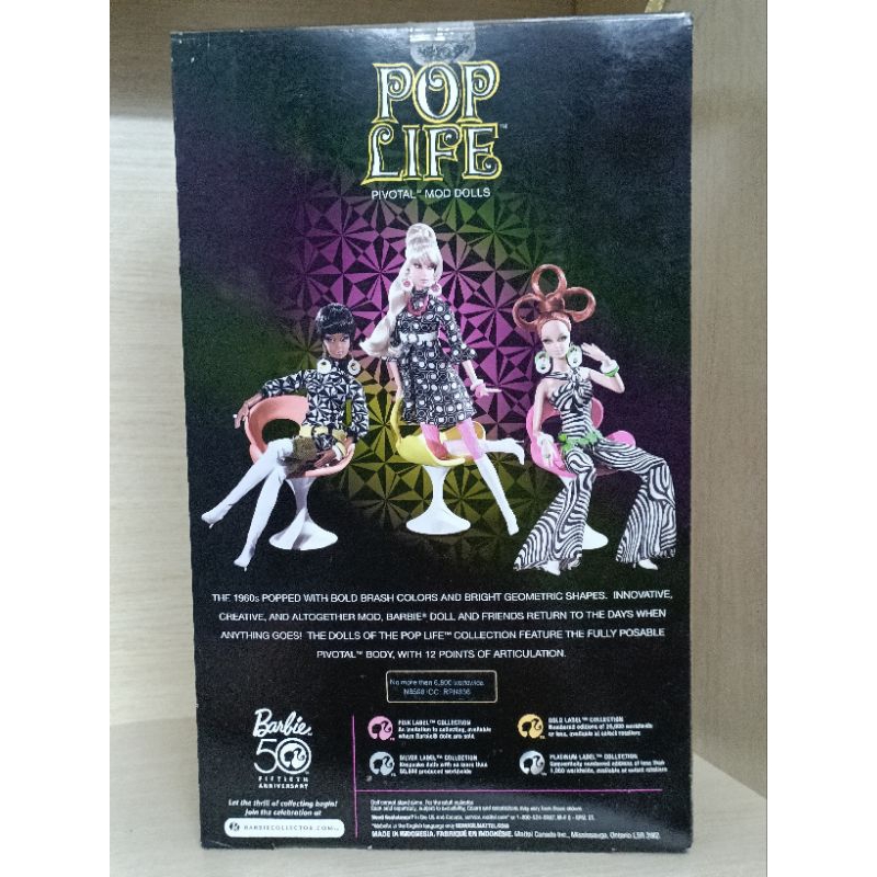 Búp bê barbie Pop life