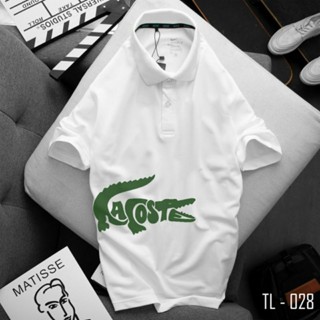 Áo thun nam có cổ polo bigsize 90kg 100kg 110kg thun poly 4 chiều cá sấu đen trắng