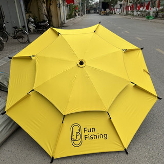 Ô dù câu cá che nắng che mưa 2 tầng mẫu mới 2023 fun fishing ô vàng che nắng