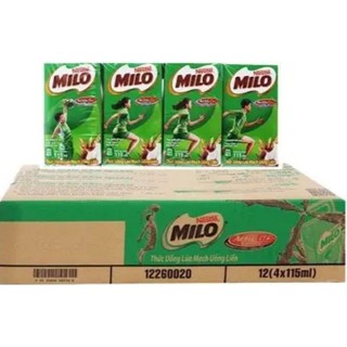 Thùng 48 hộp milo lúa mạch 110ml
