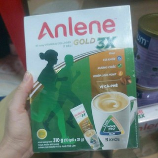 Anlene cafe hộp giấy 310g(10 gói×31g)