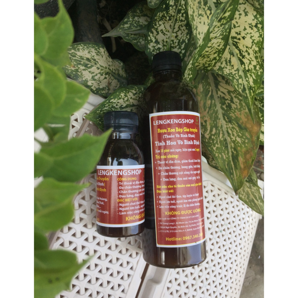Dầu Xoa Bóp Gia Truyền Bình Định, Rượu Xoa Bóp Xương Khớp, Thuốc Võ Bình Định Gia Truyền