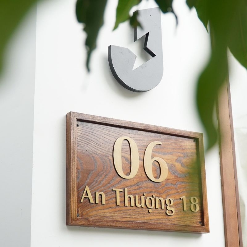 HCM | Bảng số nhà gỗ / Bảng số nhà gỗ vintage làm theo yêu cầu - LUXI DECOR HCM