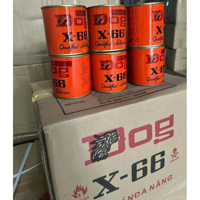 keo con chó loại to 600g Keo X66 SIÊU DÍNH ĐA NĂNG 600ML KEO DÁN