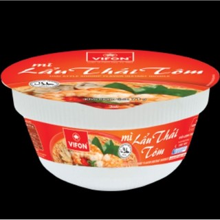 Thùng 12 tô mì lẩu thái tôm, 71g, ăn liền, tiện lợi
