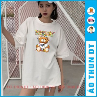 Áo thun tay lỡ Moschino