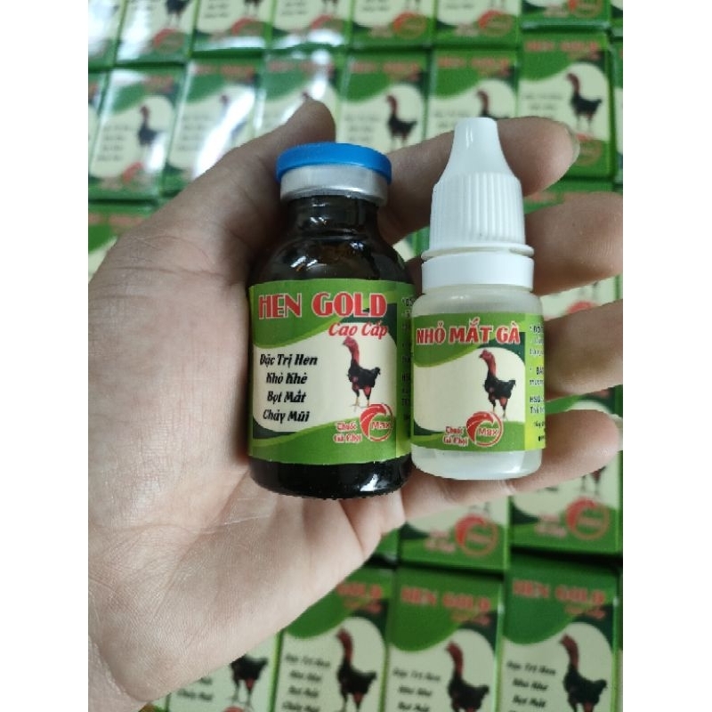 Hen Gold cho gà khò khè,kéo đờm,siêng phù đầu