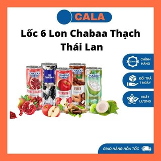 (5 Vị) Lốc 6 Lon Nước Sương Sáo Chabaa Thái Lan 230ml