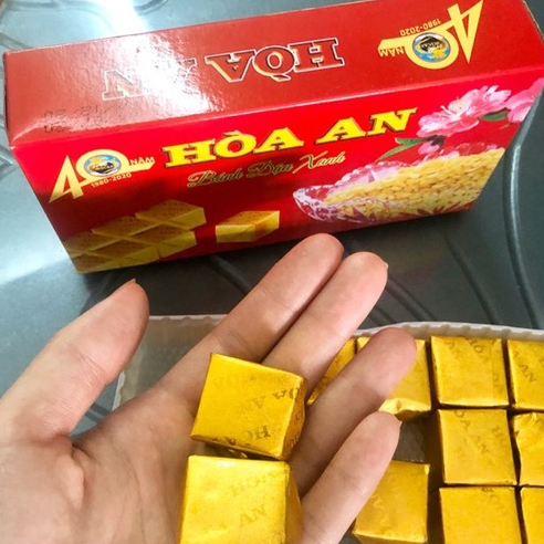 COMBO 3 Hộp Bánh Đậu Xanh 200gr HÒA AN (Đặc Sản Hải Dương)
