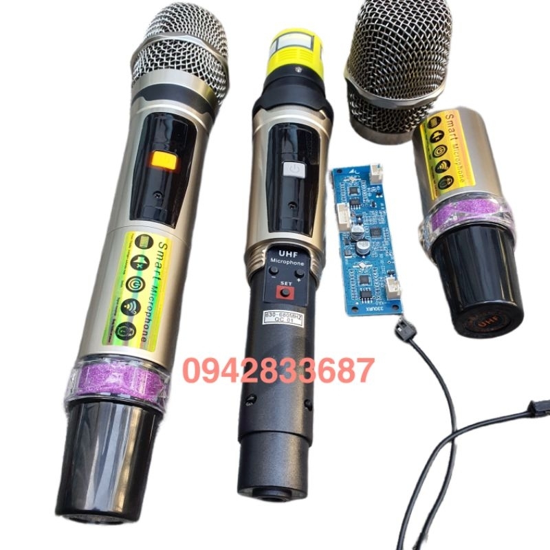 Micro Loa Kéo UGX21 UHF Sóng Xa Kim Loại Đổi Tần Số