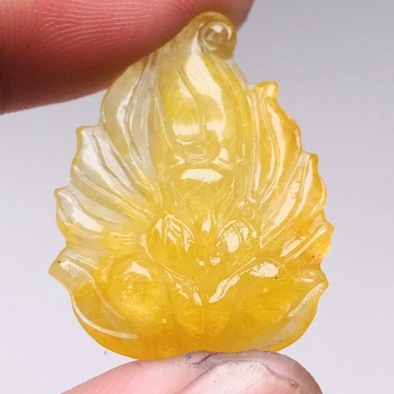 Mặt Hồ Ly Chúa Tóc Vàng T.A tự nhiên size Mặt