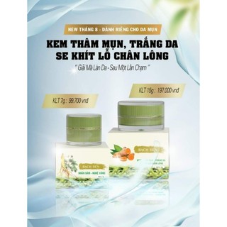 Kem mụn, thâm trắng da, se khít lỗ chân lông bạch tiên