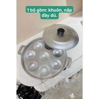 ( Có video) Sỉ lẻ Khuôn Bánh Khọt 8 lỗ giá rẻ đóng gói đẹp