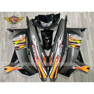 Dàn áo sirius xám ghi đen tem Lửa Y15ZR (Xem mô tả)