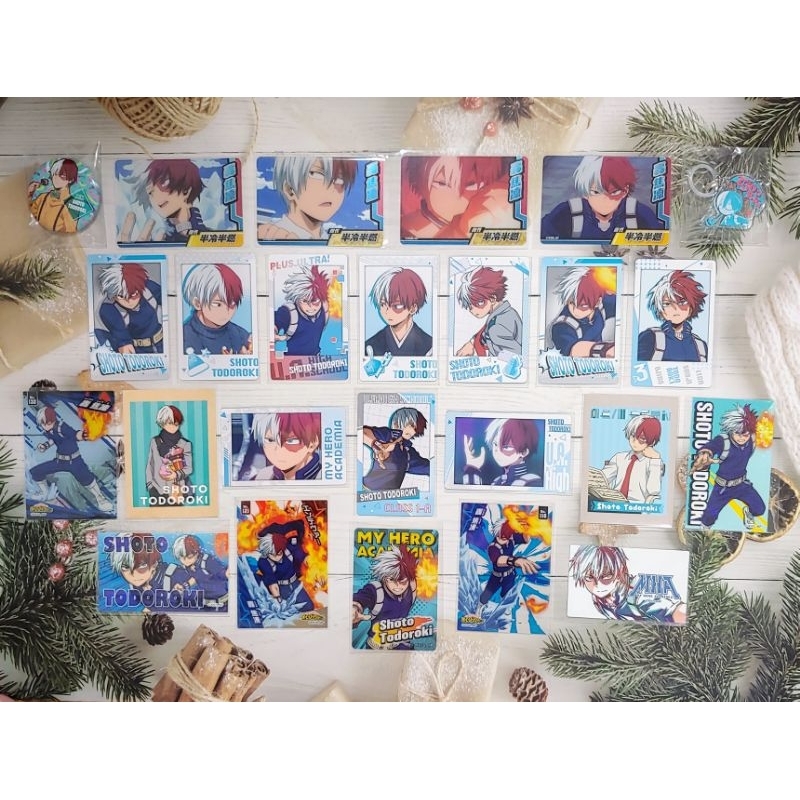 Card Snap, Metal, Pola, Clear card, Sticker, Móc khóa Shoto Todoroki-MHA/My Hero Academia