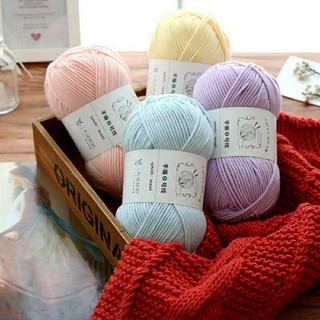 100g len Yaoh Wool Đan Móc Khăn, Áo, Nón...