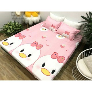 [SALES] SET 3 MÓN GA (DRAP) + GỐI POLY COTTON TRƠN 1M6, 1M8
