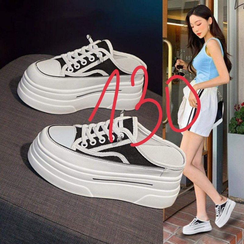 sục thể thao đế bánh mì cao 5cm size 38 ja sốc 150k