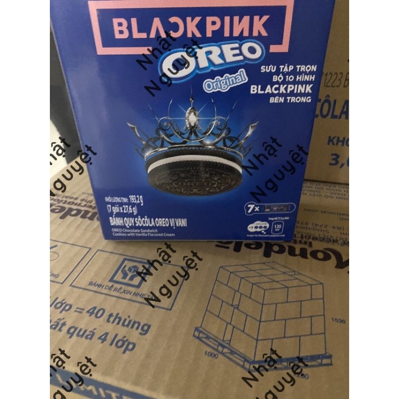 OREO BLACKPINK HỘP 193G (CÓ SẴN THẺ BO GÓC TRONG HỘP)
