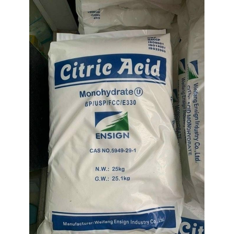 45k/kg Bột chua CITRIC ACID MONOHYDRATE