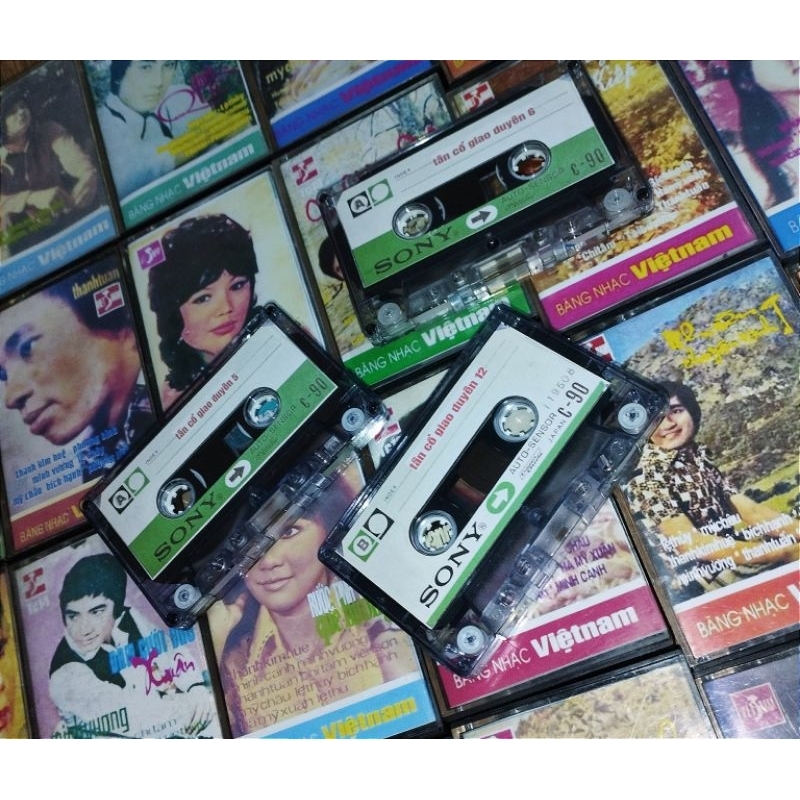 Bộ băng cassette tân cổ giao duyên trước 1975