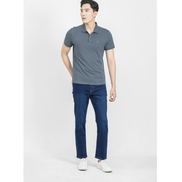 Quần bò jeans nam trơn INSIDEMEN ống đứng dáng Regular form rộng rãi thoải mái mỏng nhẹ IJN00101