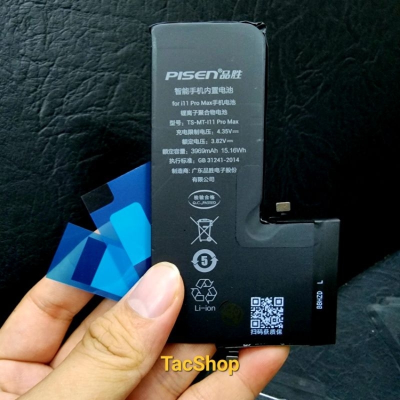 Pin i 11 Pro Max Pisen dung lượng 3969mAh Chính Hãng