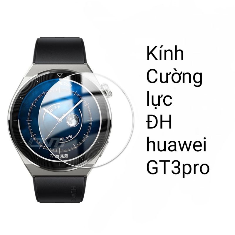 Kính cường lực Bảo vệ màn hình Huawei GT 3 pro 46mm;GT2 pro (Tặng keo chống hở mép,khăn lau bụi)