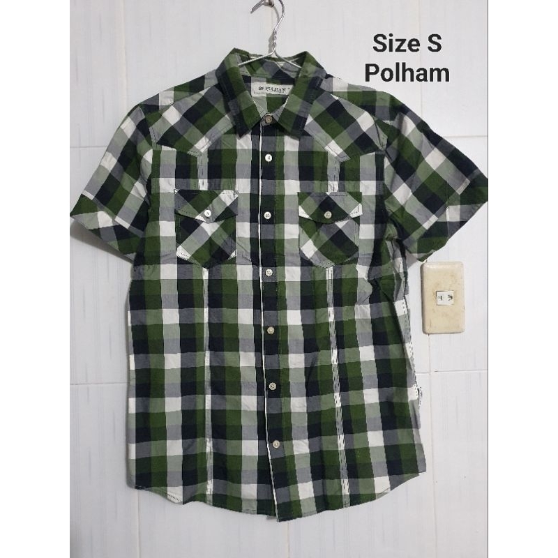 Áo sơ mi nam tay ngắn size S