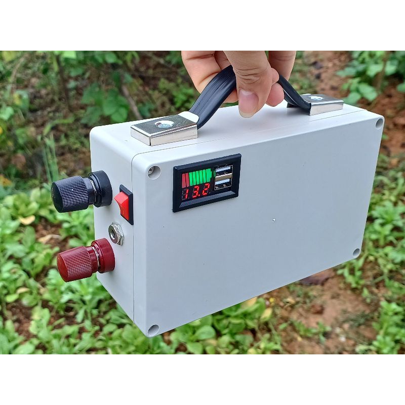 Trọn Bộ Pin Dự Phòng 12v 15Ah tích hợp Sạc Dự Phòng đa năng kèm sạc 7A