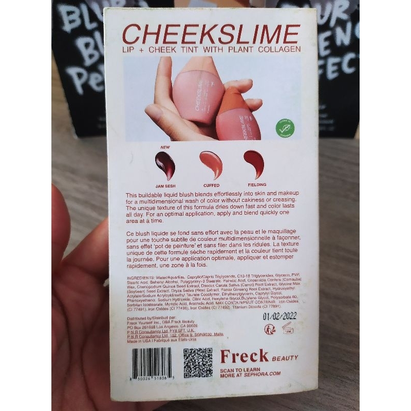 Vỉ má hồng_son Cao Cấp Siêu Bền Màu Đẹp Tự Nhiên Freck Sample mini 1ml.