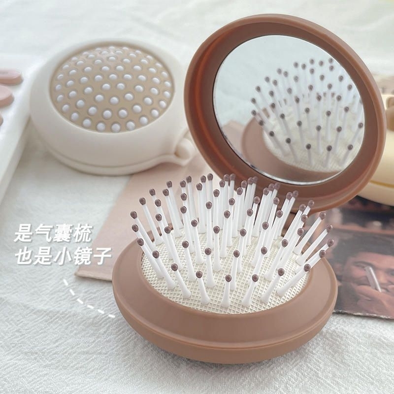 Lược MIU chải tóc massage đầu kèm gương mini