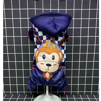 ÁO 4 CHÂN XANH CON KHỈ QACM134