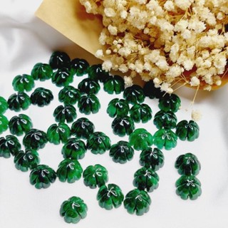 Cỏ bốn lá chất liệu camthach Sơn Thủy dùng xỏ vòng tay, làm mặt dây, mặt nhẫn UPCARA