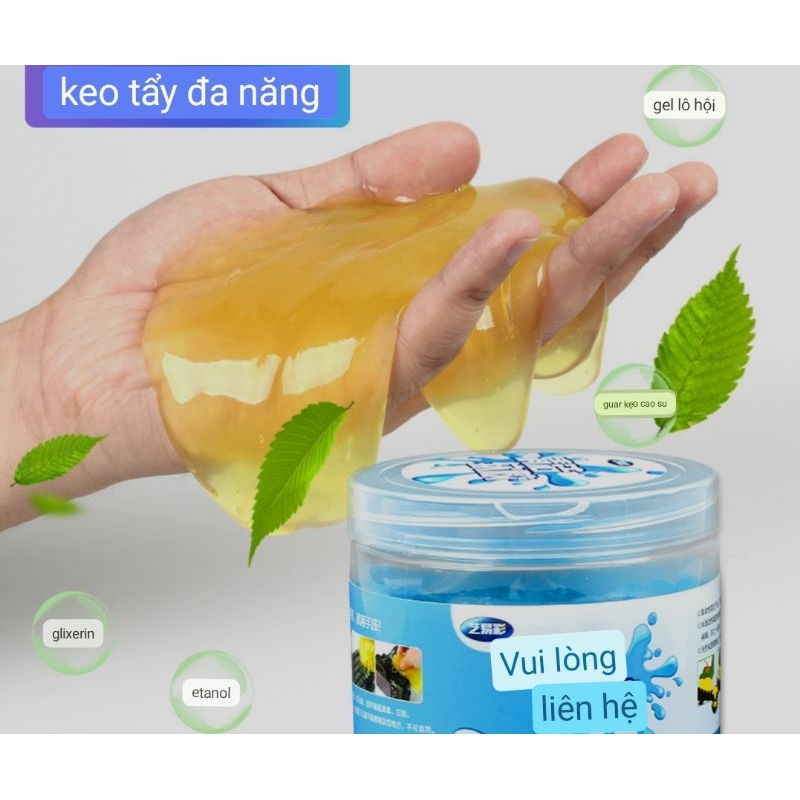 Gel Làm Sạch Bụi Magic Dust Cleaner Làm Sạch Bụi Bàn Phím Khe Ô Tô Máy Lạnh Đa Năng Gel Làm.Sạch Bề Mặt Bụi Bẩn Hiệu Quả