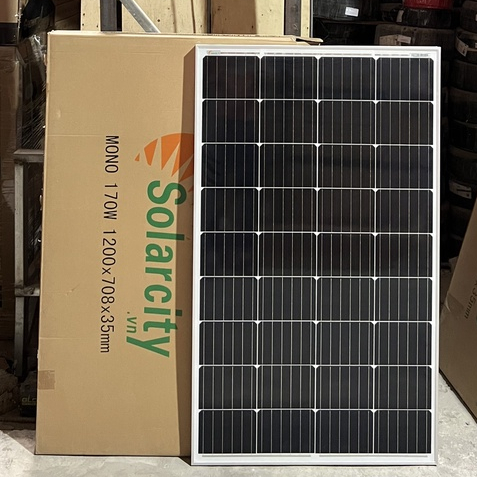 Pin năng lượng mặt trời mono 170w - Solarcity hàng chính hãng