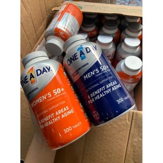 Date mới - Vitamin Tổng Hợp One A Day Dành Cho Nam Nữ Trên 50 Tuổi Chai 300 Viên