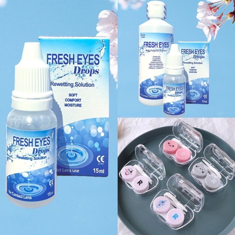 Nước ngâm Lens, Nhỏ mắt Lens, Khay gương Lens, Phụ kiện Lens [CHÍNH HÃNG💯💯💯]
